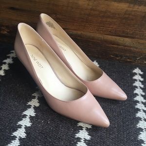 NINE WEST Margot pumps in genuine leather - nude